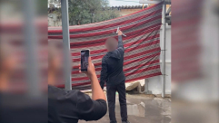  فيديو: اعتقال مشتبه بحيازة سلاح واطلاق نار في اللد 